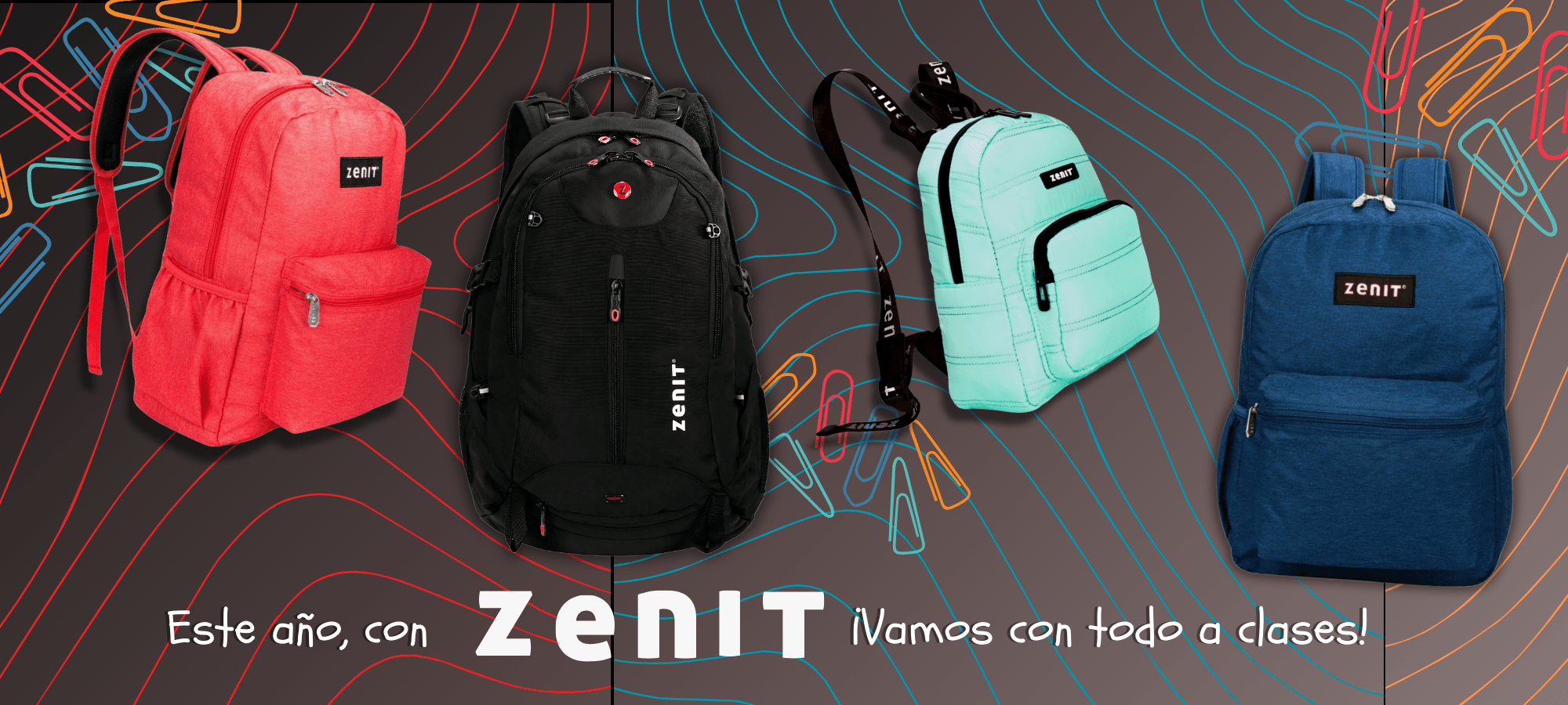 Mochilas Escolares ZENIT Envios a todo Chile Zenitchile