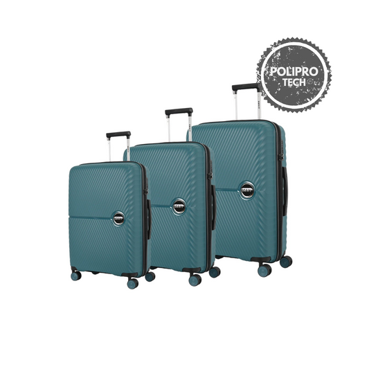 SET 3 Maletas Quantum (Oslo) - Green